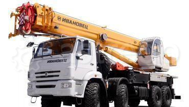 Автокран Ивановец КС-55735-6 шасси Камаз 6540 (8х4) 35т., 30.34 м. ОВОИД Самара - изображение 1