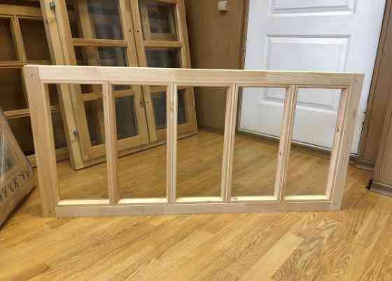 Окно деревянное террасное 1200х600 мм Москва