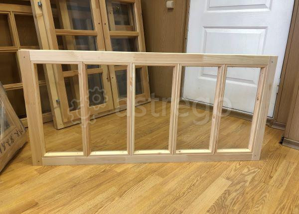 Окно деревянное террасное 1200х600 мм Москва - изображение 1