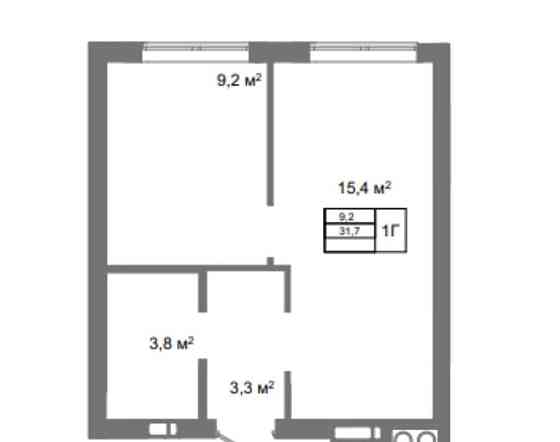 1-комн. квартира, 32 м2, 16/25 эт. Астрахань