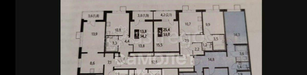 3-комн. квартира, 77.9 м2, 12/24 эт. Люберцы - изображение 2