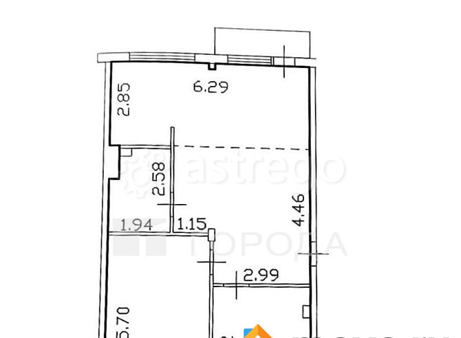 3-комн. квартира, 68.7 м2, 4/5 эт. Бийск - изображение 3