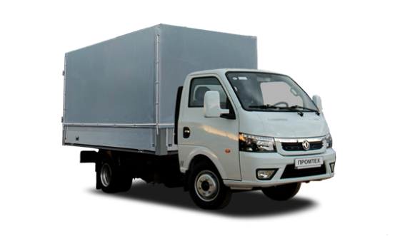 Коммерческий автомобиль на базе Dongfeng Captain-T (2j) 3200 мм Тент стальной борт, клапан, платформ Самара
