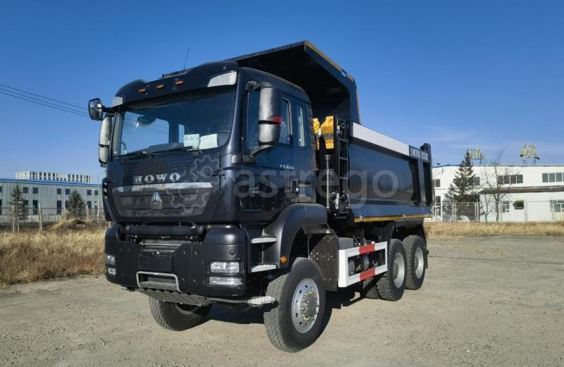 Самосвал HOWO T5G, колёсная формула 6х6, кузов U-образный, объём 18 м3 с подогревом Челябинск - изображение 1
