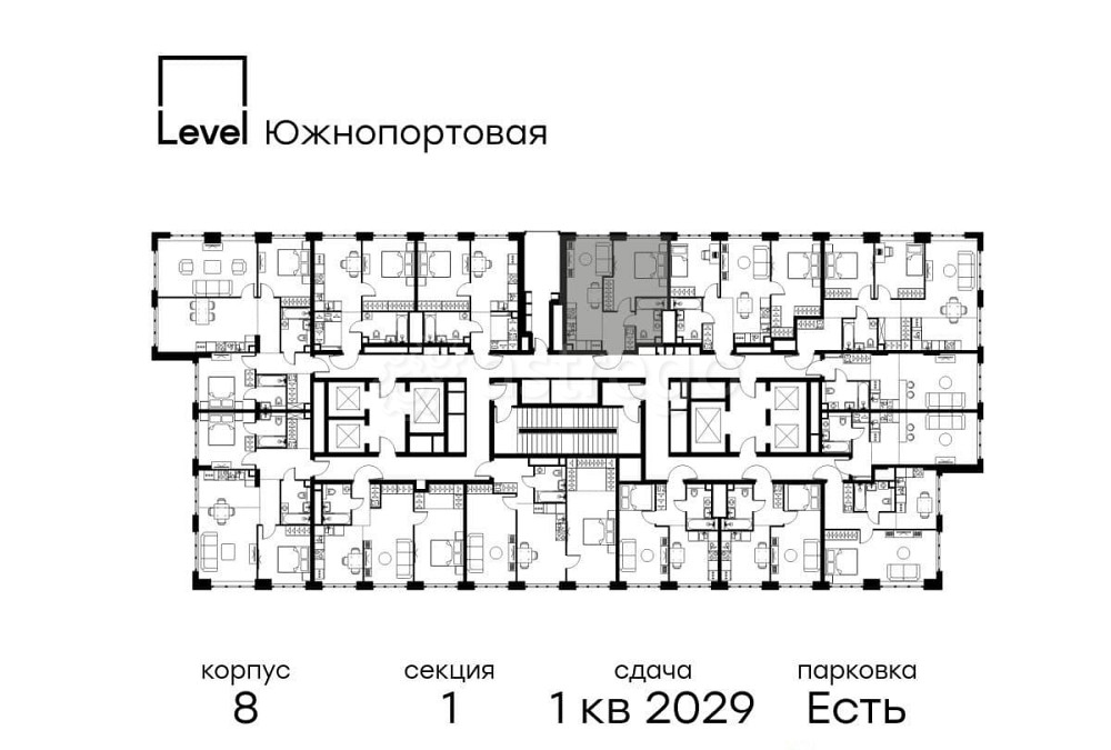 1-комн. квартира, 39 м2, 26/49 эт. Москва - изображение 3