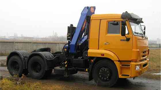 Седельный тягач Камаз 65115 с КМУ ИМ-180 (КПП- ZF9) Самара