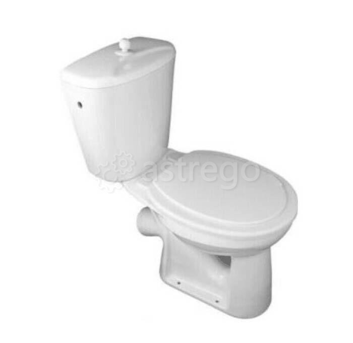 Унитаз-компакт Комфорт к/вып б/под шток в/к ПВХ Эконом Лобня Лобненский стройфарфор Москва - изображение 1