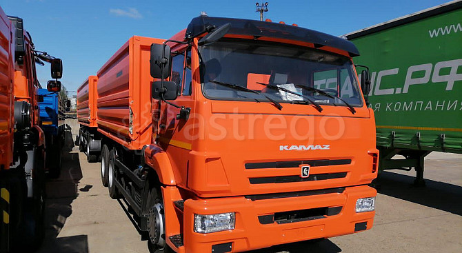 Самосвал СпецАвтоКам КАМАЗ 689011 3-х сторонний 6100мм с пологом+тентом и площадкой на 65115-3094-48 Краснодар - изображение 1
