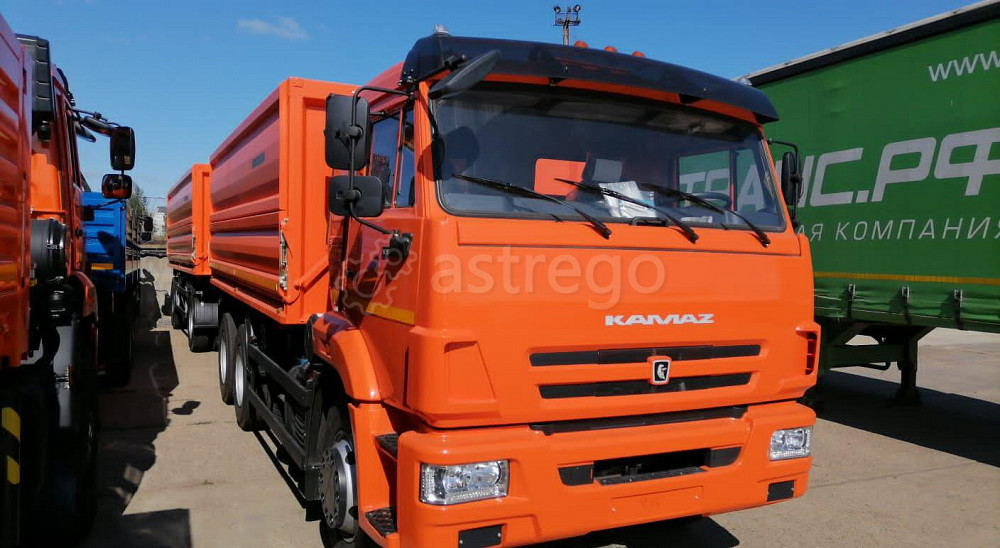 Самосвал СпецАвтоКам КАМАЗ 689011 3-х сторонний 6100мм с пологом+тентом и площадкой на 65115-3094-48 Краснодар - изображение 1