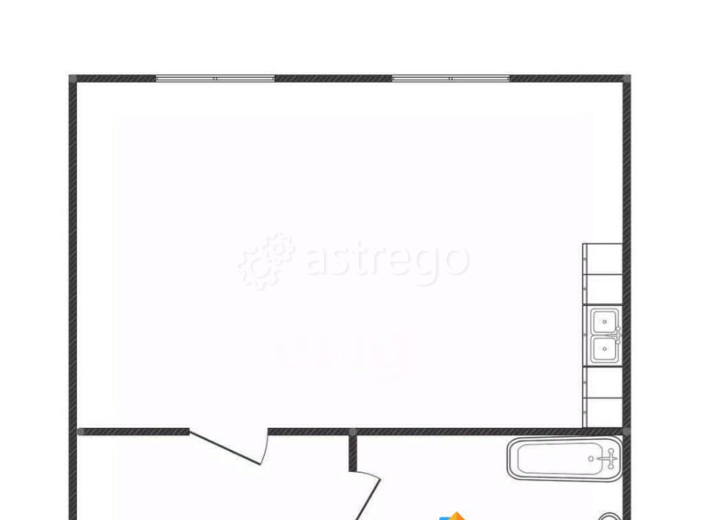 Студия, 27 м, 1/10 эт. Яблоновский - изображение 4