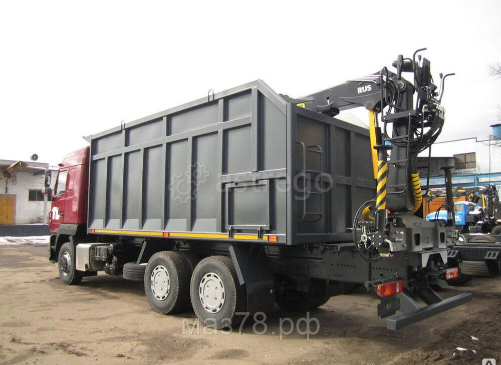 Ломовоз на шасси МАЗ-6312Е9-525-012 Евро-5 с гидроманипулятором VM10L74 с грейфером Санкт-Петербург - изображение 1