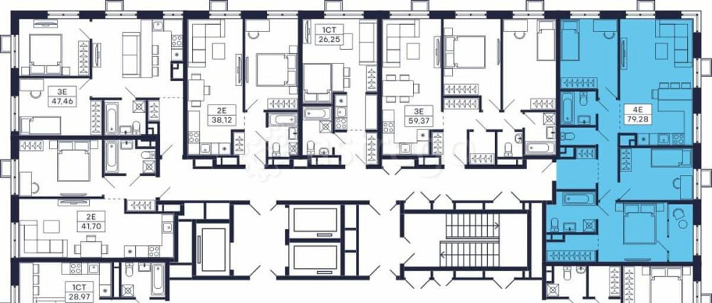 3-комн. квартира, 81.46 м2, 27/28 эт. Красногорск - изображение 2
