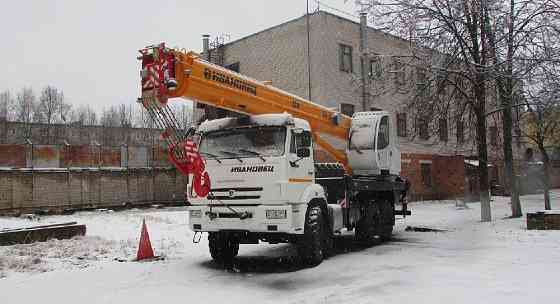 Автокран Ивановец КС-45717К-3М на шасси КАМАЗ 43118-50 (6х6) Самара