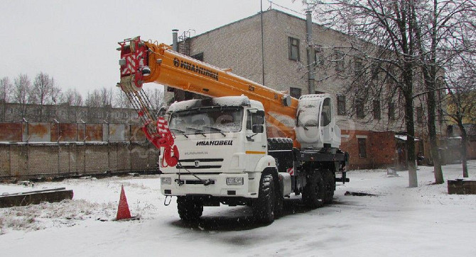 Автокран Ивановец КС-45717К-3М на шасси КАМАЗ 43118-50 (6х6) Самара - изображение 1