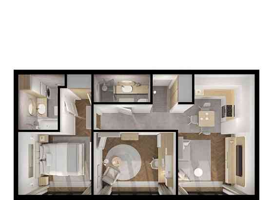 2-комн. квартира, 55 м2, 8/9 эт. Санкт-Петербург