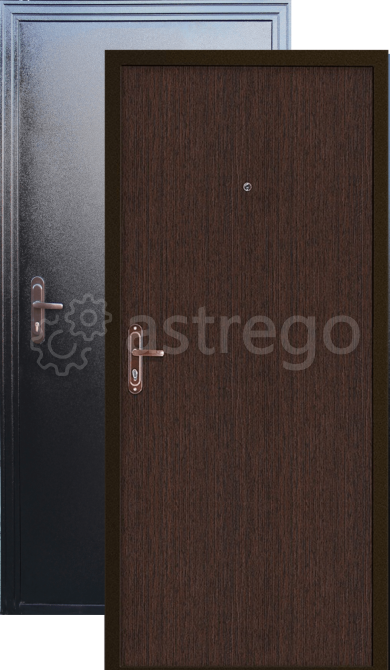 Дверь металлическая Промо венге 860х2050 правая 45 мм Екатеринбург - изображение 1