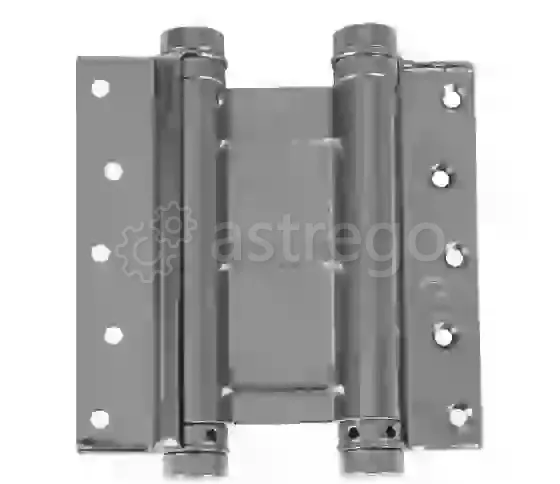 Петля пружинная двойная Amig-3037-100 никель для барных дверей 4 Екатеринбург - изображение 1