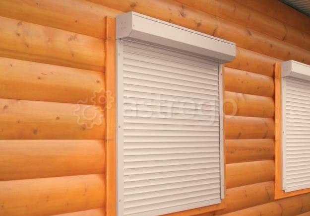 Рольставни на окно ш 1300 х в 1400, электропривод Красноярск - изображение 1