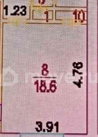 Комната, 18.6 м2, 2/8 эт. Москва