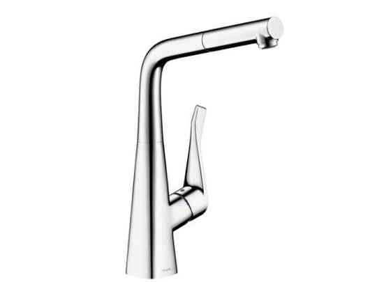 Смеситель для кухни Hansgrohe, Metris M71, тип открывания воды - однорычажный 14821000 Москва