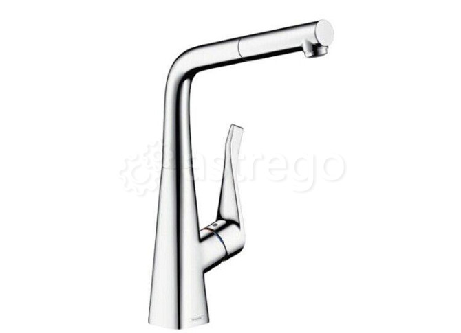 Смеситель для кухни Hansgrohe, Metris M71, тип открывания воды - однорычажный 14821000 Москва - изображение 1