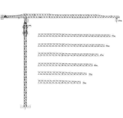 Башенный кран QTZ80 5610L-6 Яблоновский