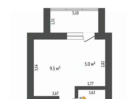 Студия, 24.3 м2, 4/10 эт. Благовещенск