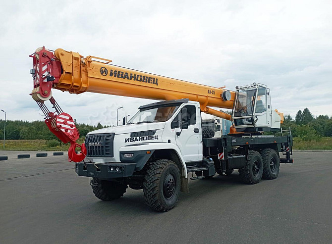 Автокран Ивановец КС-45717-2Р 25 т на шасси Урал 4320 (6х6) Самара - изображение 1
