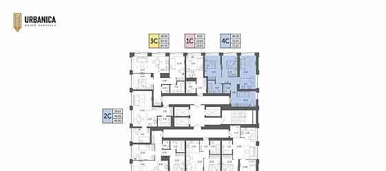 4-комн. квартира, 72.25 м2, 30/32 эт. Уфа