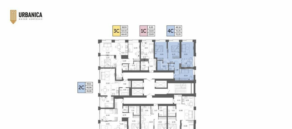 4-комн. квартира, 72.25 м2, 30/32 эт. Уфа - изображение 2