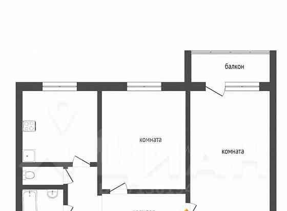 2-комн. квартира, 54 м2, 4/10 эт. Волоколамск