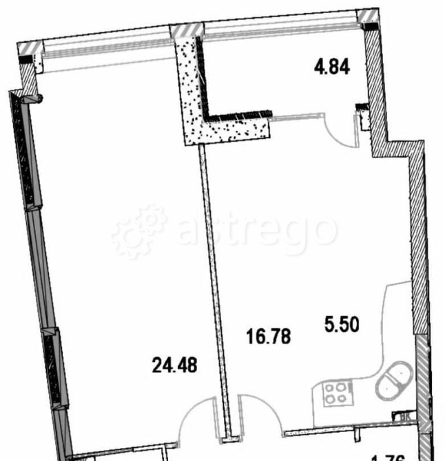 2-комн. апарт-ы, 72.56 м2, 5/11 эт. Москва - изображение 1