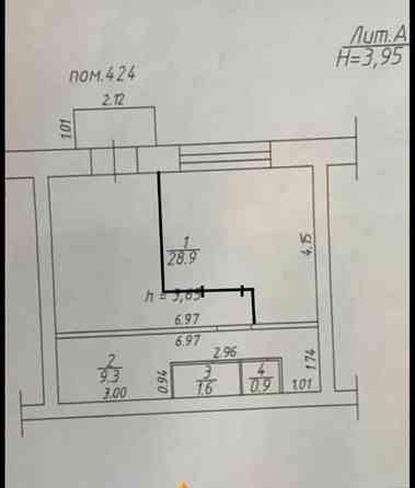 Свободного назначения, 41 м2 Красноярск