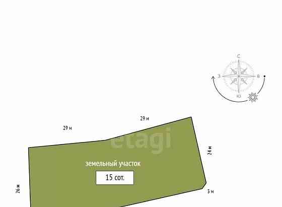 Дом, 84.4 м2, 15 соток, 2 эт. Березовка