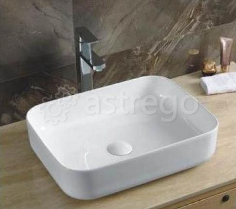 Раковина на столешницу Cerama LUX 9391 (50х39х13) Красноярск - изображение 1