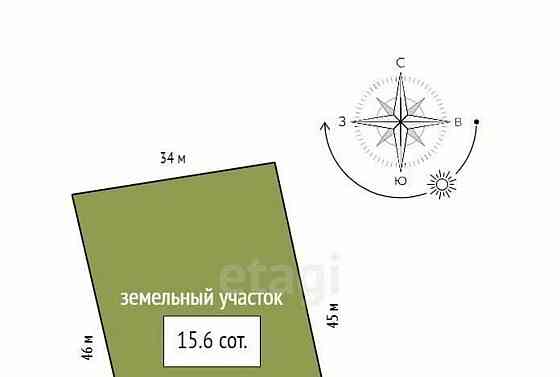 Земельный участок, 15.6 сотки Березовка