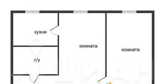 2-комн. квартира, 44.7 м2, 5/5 эт. Норильск