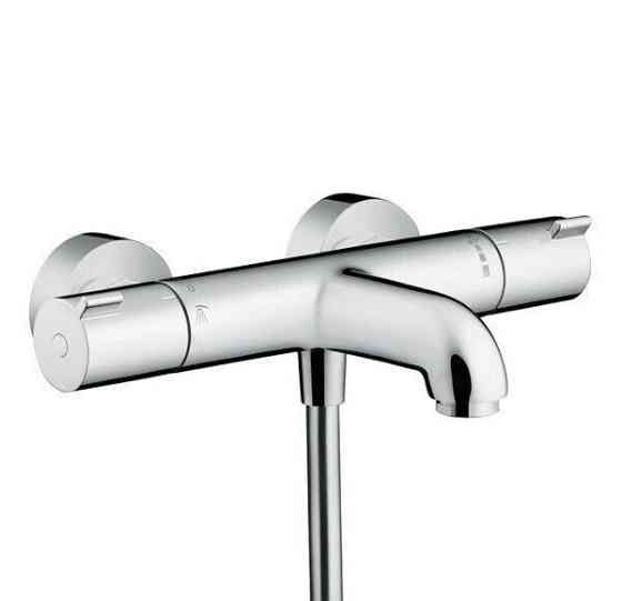 Смеситель для ванны и душа Hansgrohe, Ecostat, тип регулирования воды - термостатический картридж 13 Москва