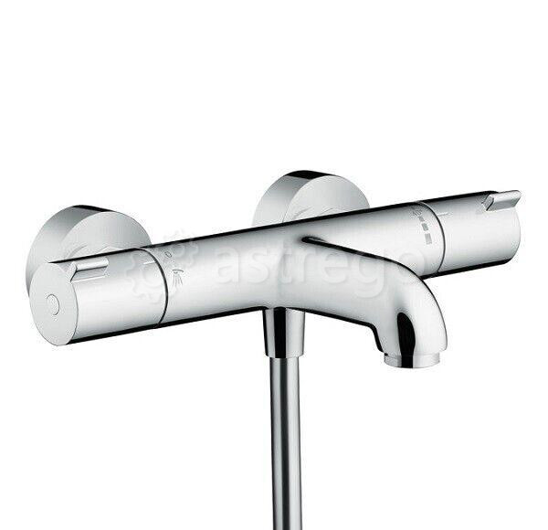 Смеситель для ванны и душа Hansgrohe, Ecostat, тип регулирования воды - термостатический картридж 13 Москва - изображение 1