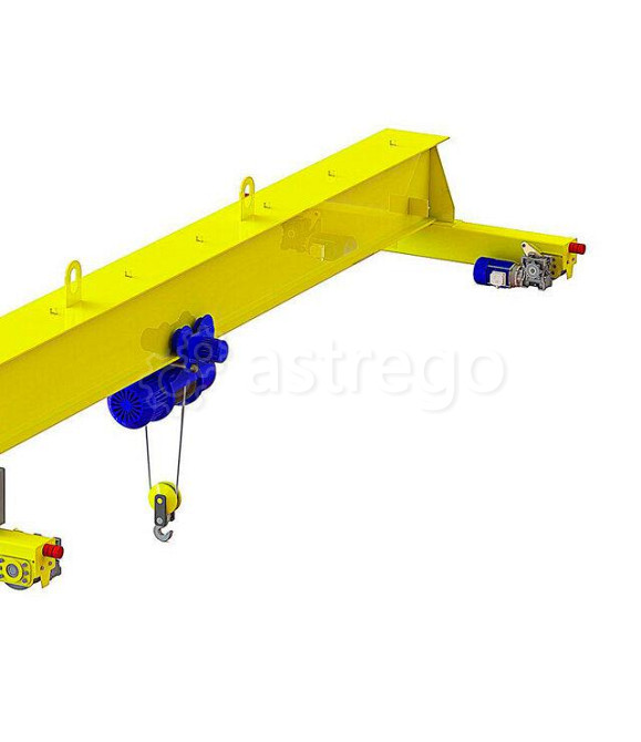Кран мостовой однобалочный опорный однопролётный грузоподъемность 1 т пролет 16,5 м TOR Industries Челябинск - изображение 1