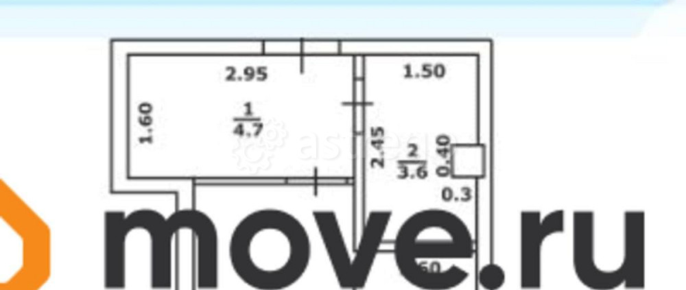 Студия, 27.2 м2, 8/9 эт. Бийск - изображение 7