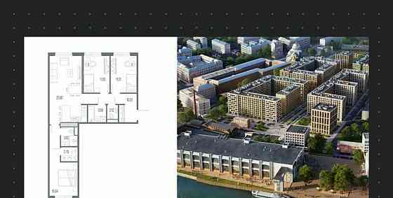 3-комн. квартира, 84.96 м2, 2/10 эт. Санкт-Петербург