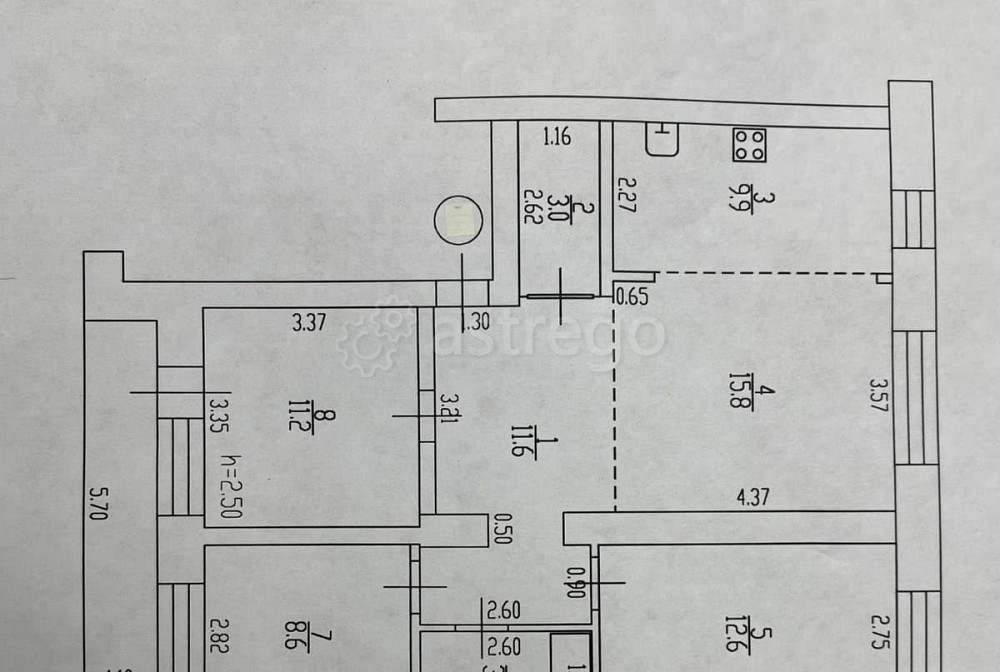 4-комн. квартира, 77 м2, 4/5 эт. Славгород - изображение 1