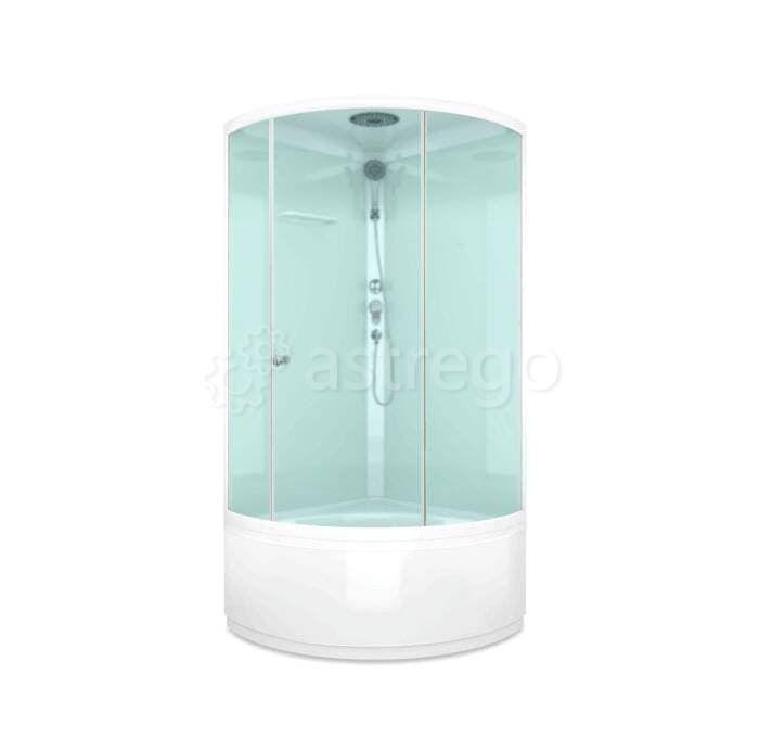 Душевая кабина Simple99high 90x90высокий поддон сатиновое-матовое стекло DOMANI-Spa DS01Sm99HWM00У 0 Москва - изображение 1