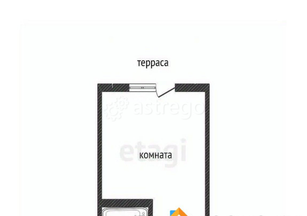 Студия, 20.8 м2, 1/8 эт. Белгород - изображение 7