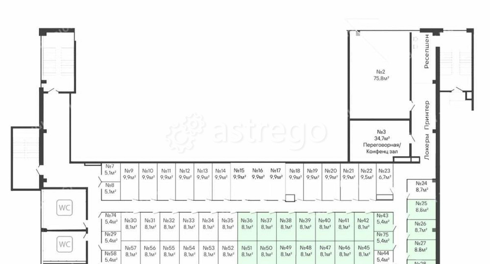 Офис, 159.2 м2 Санкт-Петербург - изображение 3