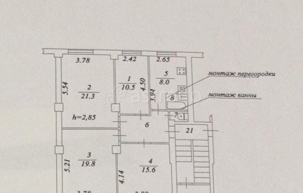 Комната, 86.2 м2, 1/5 эт. Балашиха - изображение 1