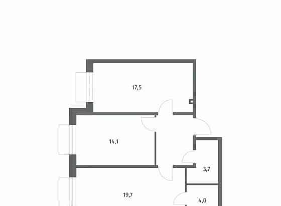 2-комн. квартира, 65.8 м2, 2/8 эт. Санкт-Петербург