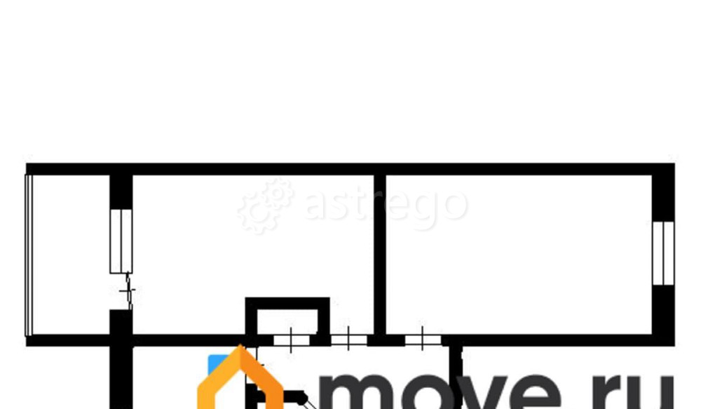 2-комн. квартира, 45.3 м2, 5/5 эт. Чехов - изображение 2
