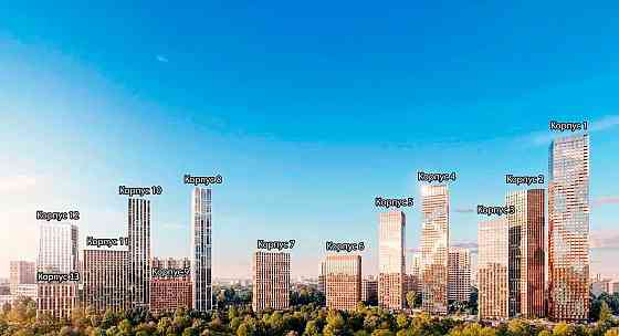 Многокомнатная квартира, 245.5 м2, 36/37 эт. Москва